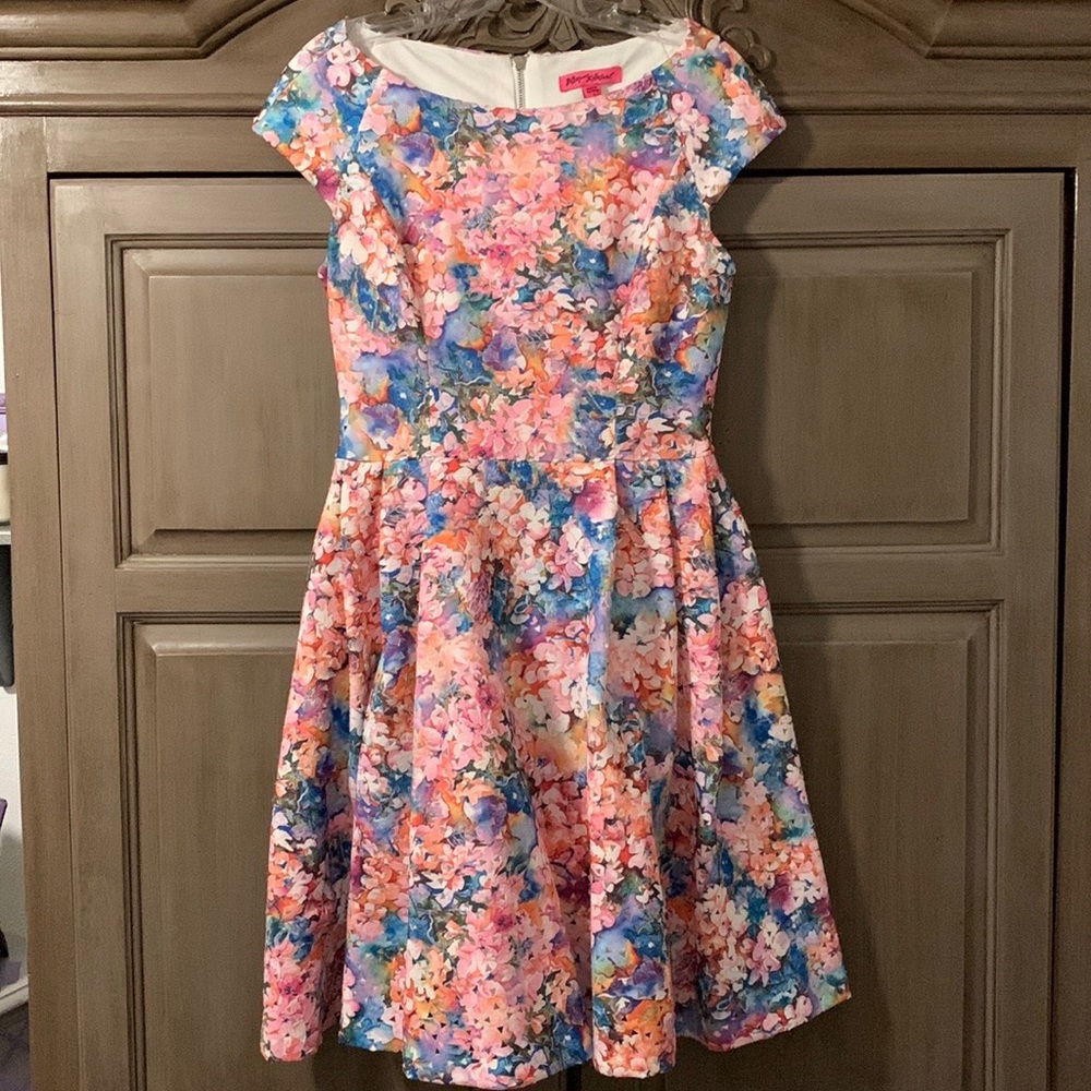 Betsey Johnson laser cut floral dress